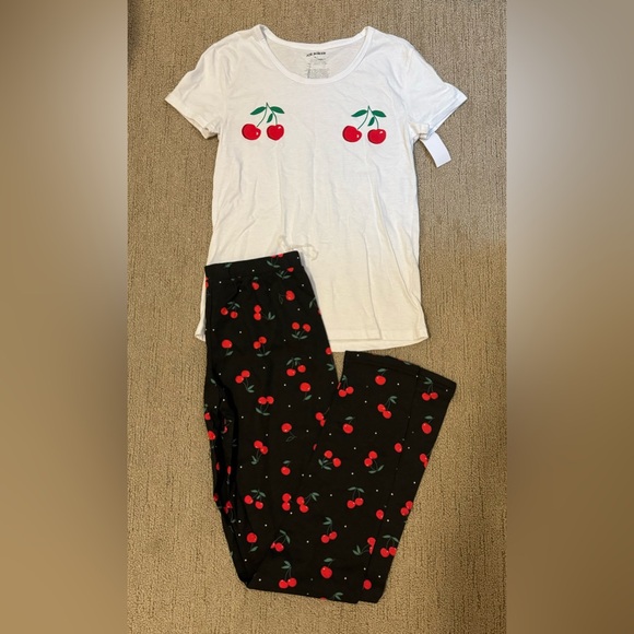 Joe Boxer Other - NWT | JOE BOXER Junior fit Pajama T-Shirt & Leggings - Cherry | size S